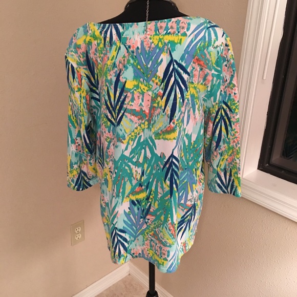 Blue lagoon 3-4 shirt NWOT - Picture 3 of 4